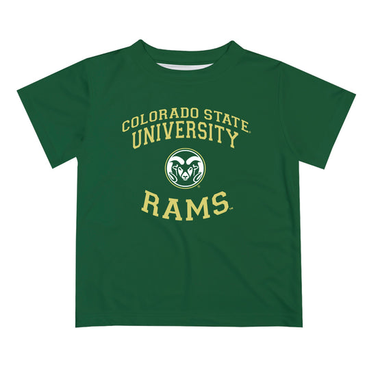 Mouseover Image, Colorado State Rams CSU Vive La Fete Boys Game Day V1 Gold Short Sleeve Tee Shirt