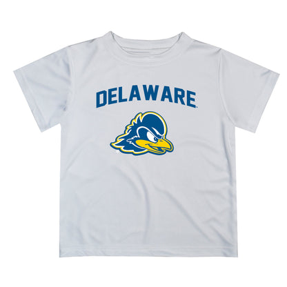 Delaware Blue Hens Vive La Fete Boys Game Day V2 White Short Sleeve Tee Shirt