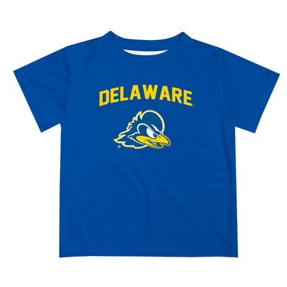 Delaware Blue Hens Vive La Fete Boys Game Day V2 Blue Short Sleeve Tee Shirt