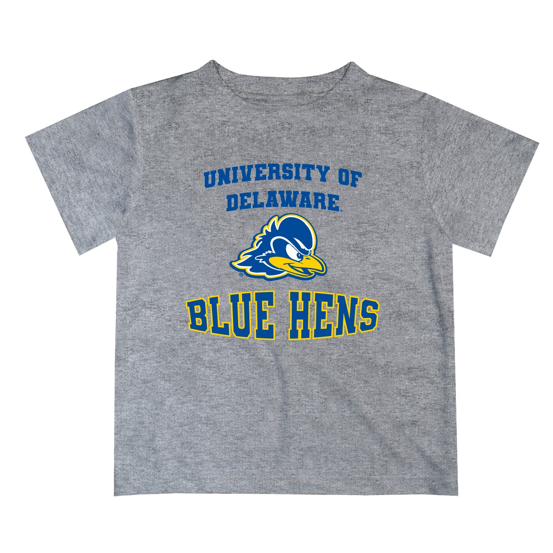 Delaware Blue Hens Vive La Fete Boys Game Day V3 Heather Gray Short Sleeve Tee Shirt