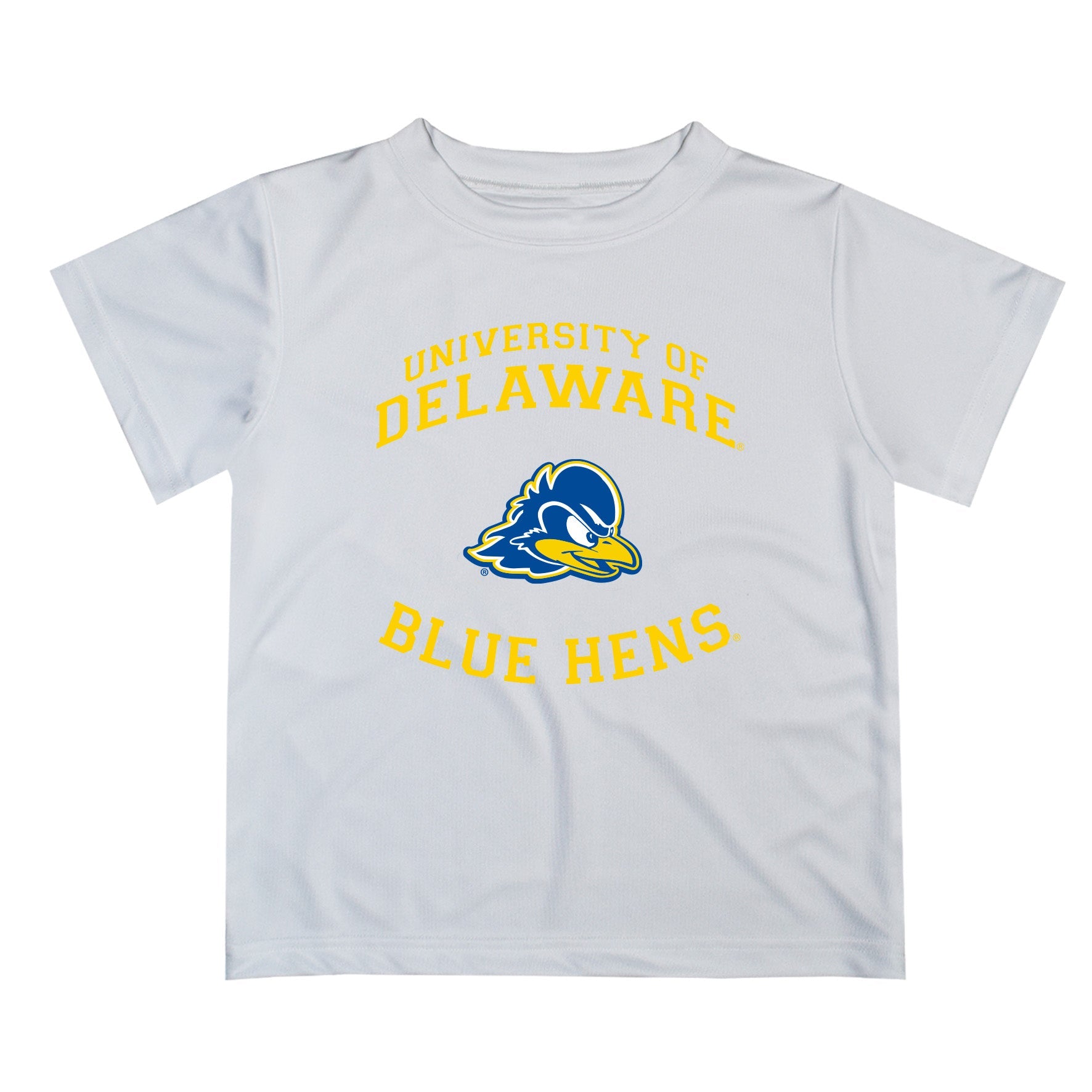 Delaware Blue Hens Vive La Fete Boys Game Day V1 White Short Sleeve Tee Shirt