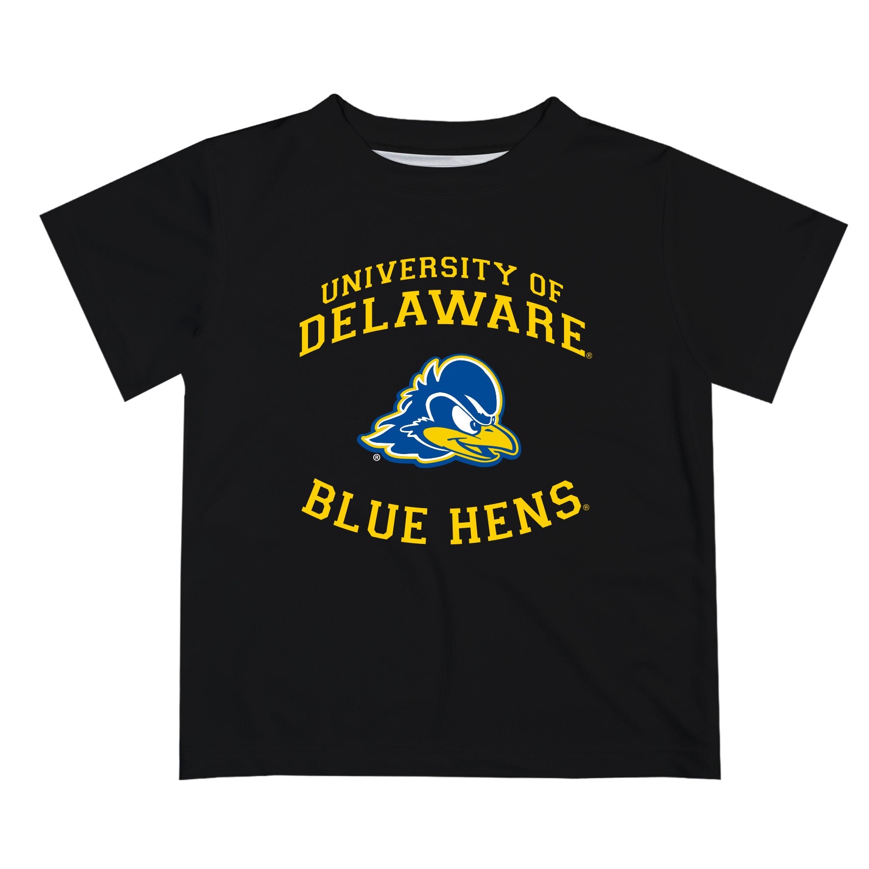 Delaware Blue Hens Vive La Fete Boys Game Day V1 Black Short Sleeve Tee Shirt
