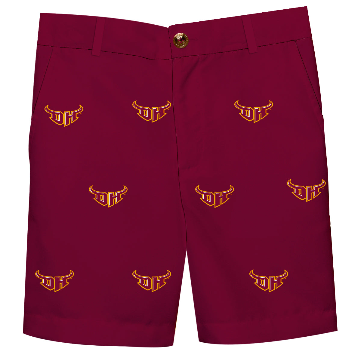 Cal State Hills Toros Boys Game Day Maroon Structured Shorts