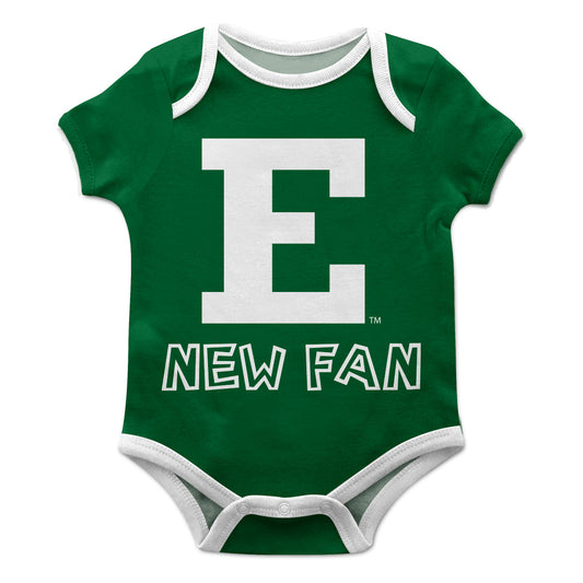 Eastern Michigan Eagles Infant Game Day Green Short Sleeve One Piece Jumpsuit by Vive La Fete