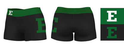 EMU Eagles Vive La Fete Game Day Logo on Thigh and Waistband Black & Green Women Yoga Booty Workout Shorts 3.75 Inseam" - Vive La F̻te - Online Apparel Store