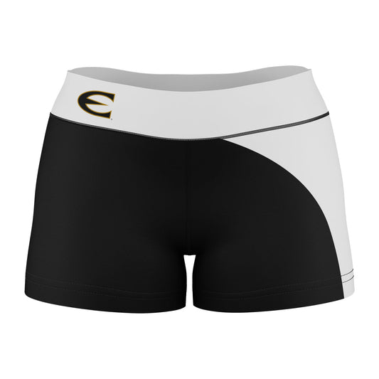 Emporia State Hornets Vive La Fete Collegiate Waist Color Block Women Black White Optimum Yoga Short