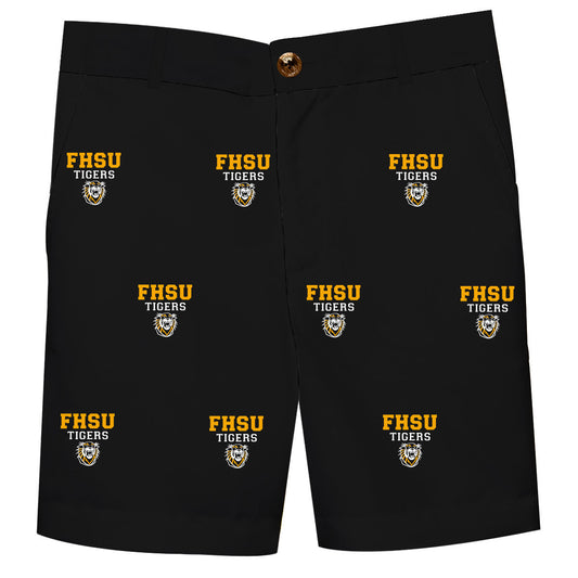 Fort Hays State University Tigers FHSU Structured Short Black