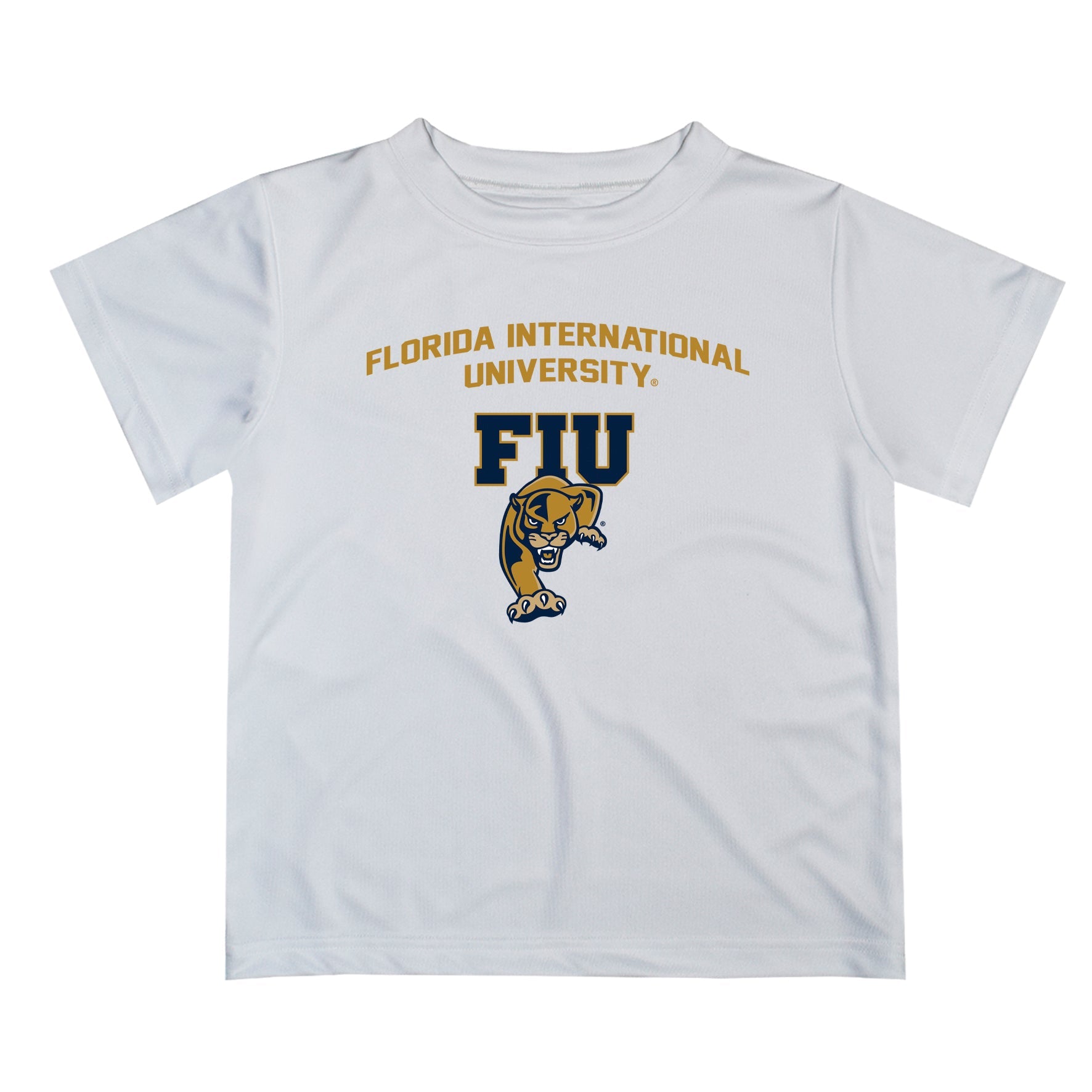 Florida International Panthers Vive La Fete Boys Game Day V2 White Short Sleeve Tee Shirt