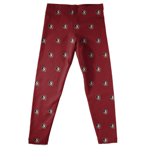 Florida State Print Burgundy Leggings