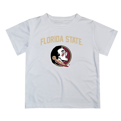 Florida State Seminoles Vive La Fete Boys Game Day V2 White Short Sleeve Tee Shirt