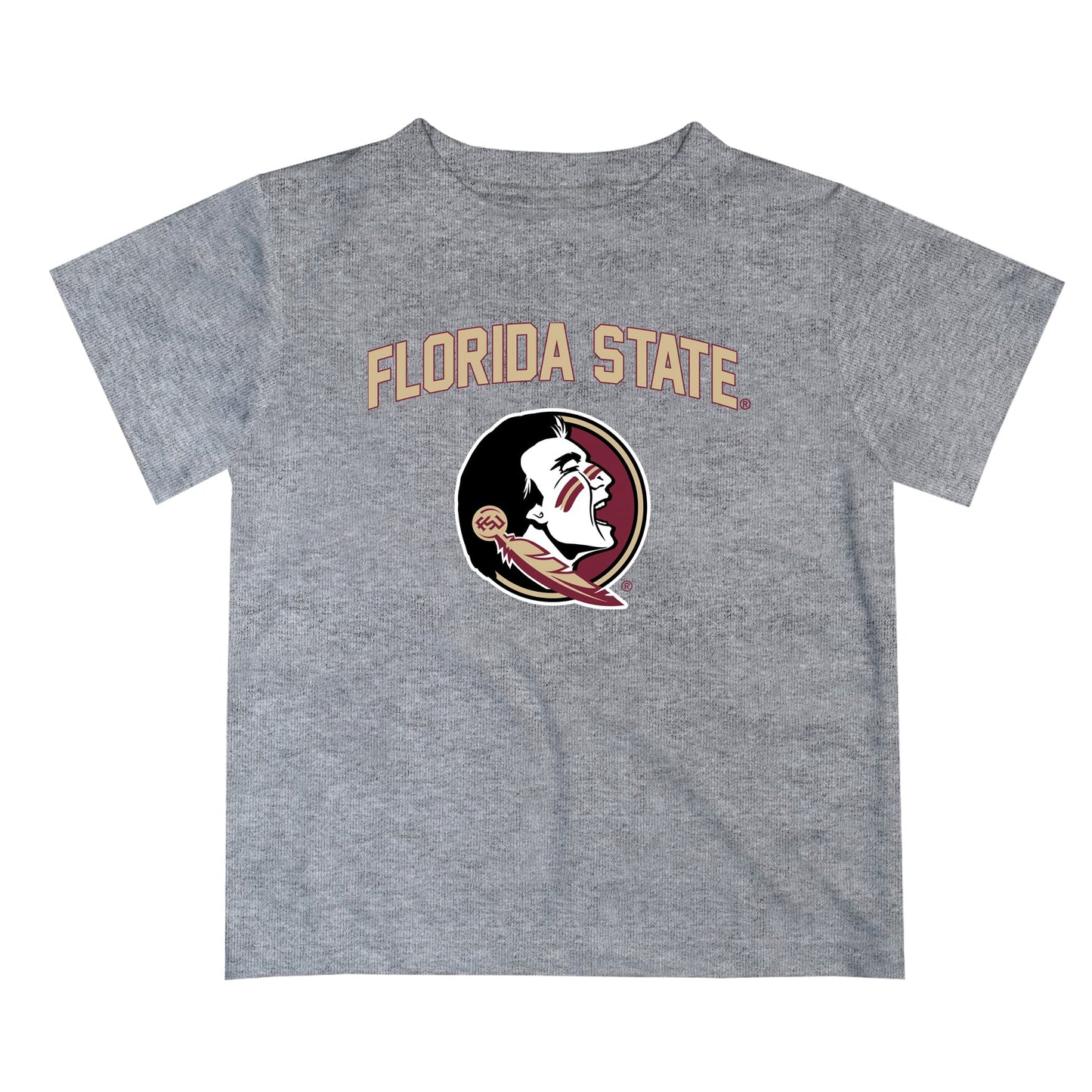 Florida State Seminoles Vive La Fete Boys Game Day V2 Gray Short Sleeve Tee Shirt