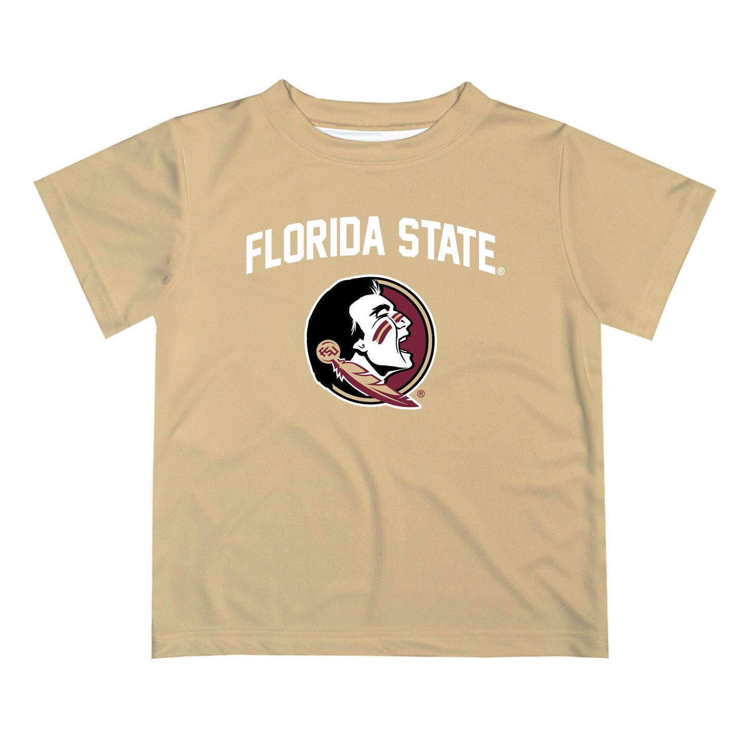 Florida State Seminoles Vive La Fete Boys Game Day V2 Gold Short Sleeve Tee Shirt