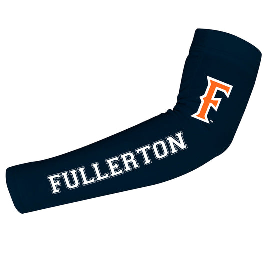 Cal State Fullerton Titans Vive La Fete Toddler Youth Women Game Day Solid Arm Sleeve Pair Primary Logo and Mascot
