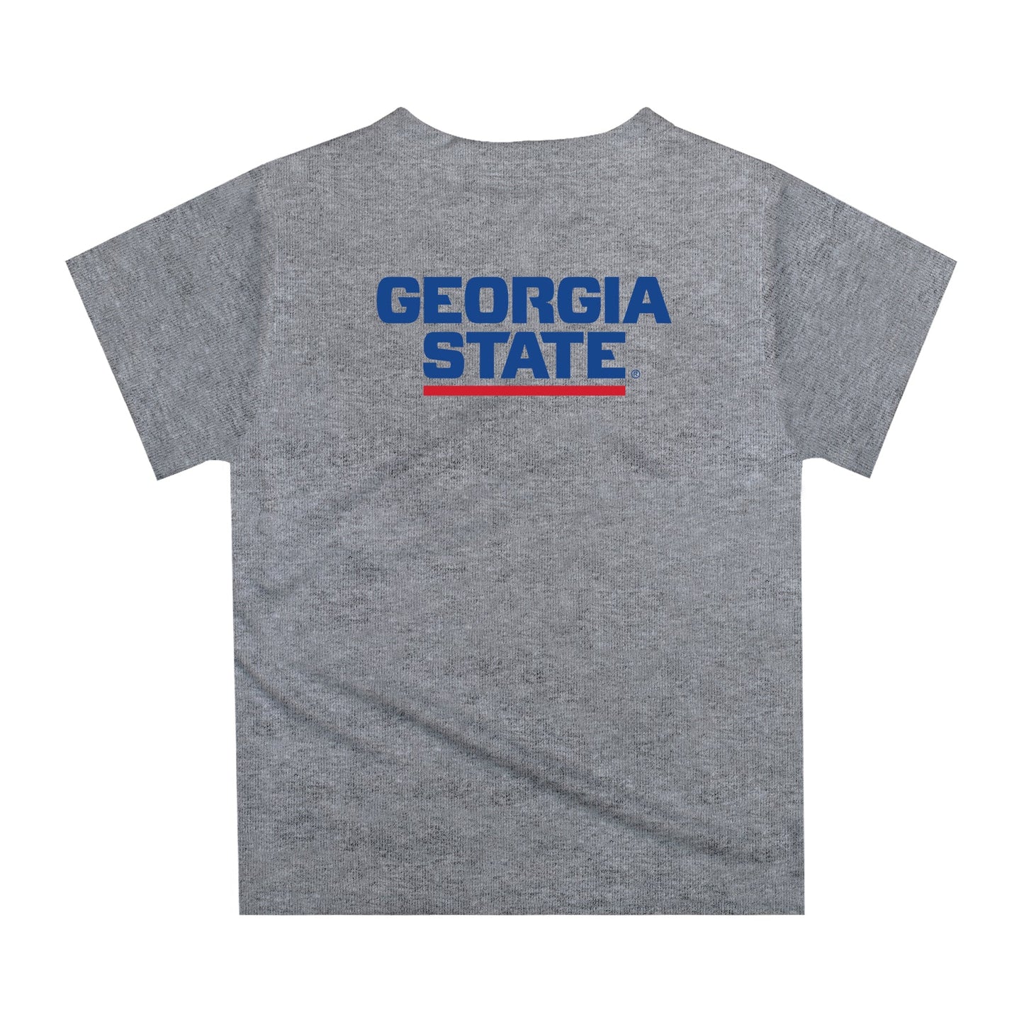 Georgia State Panthers Original Dripping Football Helmet Heather Gray T-Shirt by Vive La Fete