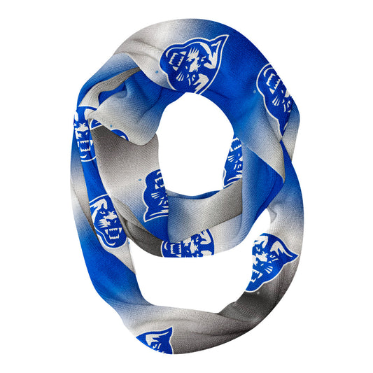 Georgia State Panthers Vive La Fete All Over Logo Game Day Collegiate Women Ultra Soft Knit Infinity Scarf