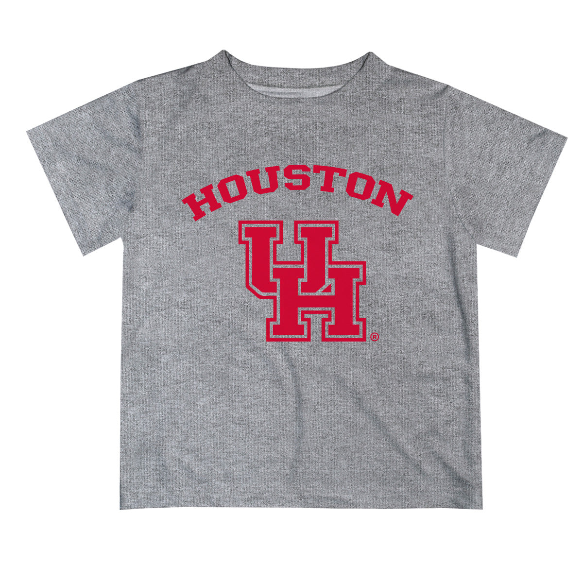 Houston Cougars Vive La Fete Boys Game Day V2 Heather Gray Short Sleeve Tee Shirt