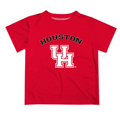 Houston Cougars Vive La Fete Boys Game Day V2 Red Short Sleeve Tee Shirt