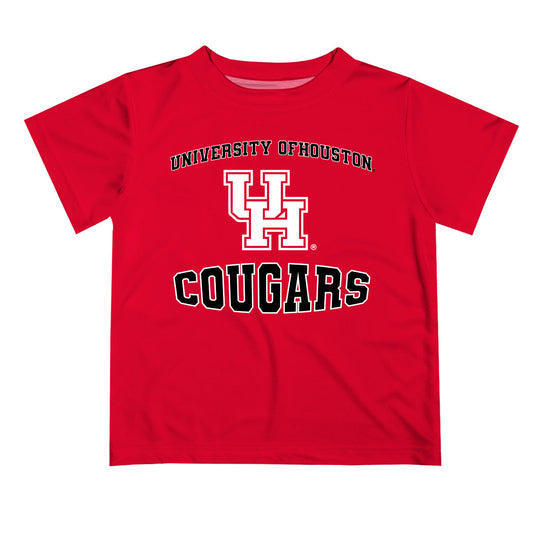 Houston Cougars Vive La Fete Boys Game Day V3 Red Short Sleeve Tee Shirt
