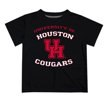 Houston Cougars Vive La Fete Boys Game Day V1 Black Short Sleeve Tee Shirt