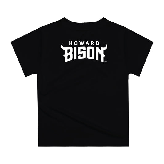Mouseover Image, Howard University Bison Original Dripping Football Helmet Black T-Shirt by Vive La Fete
