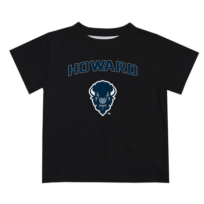 Howard University Bison Vive La Fete Boys Game Day V2 Black Short Sleeve Tee Shirt