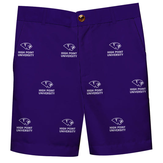 High Point Panthers Boys Game Day Purple Structured Shorts