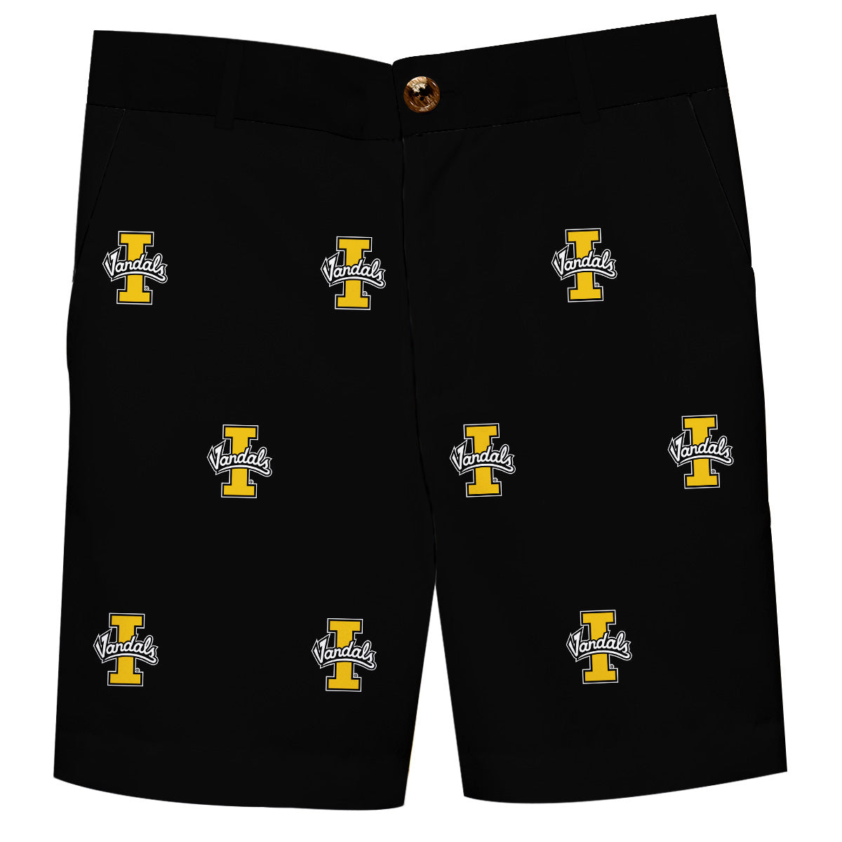 Idaho Vandals Boys Game Day Black Structured Shorts