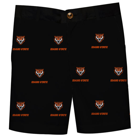 Idaho State Bengals Boys Game Day Black Structured Short