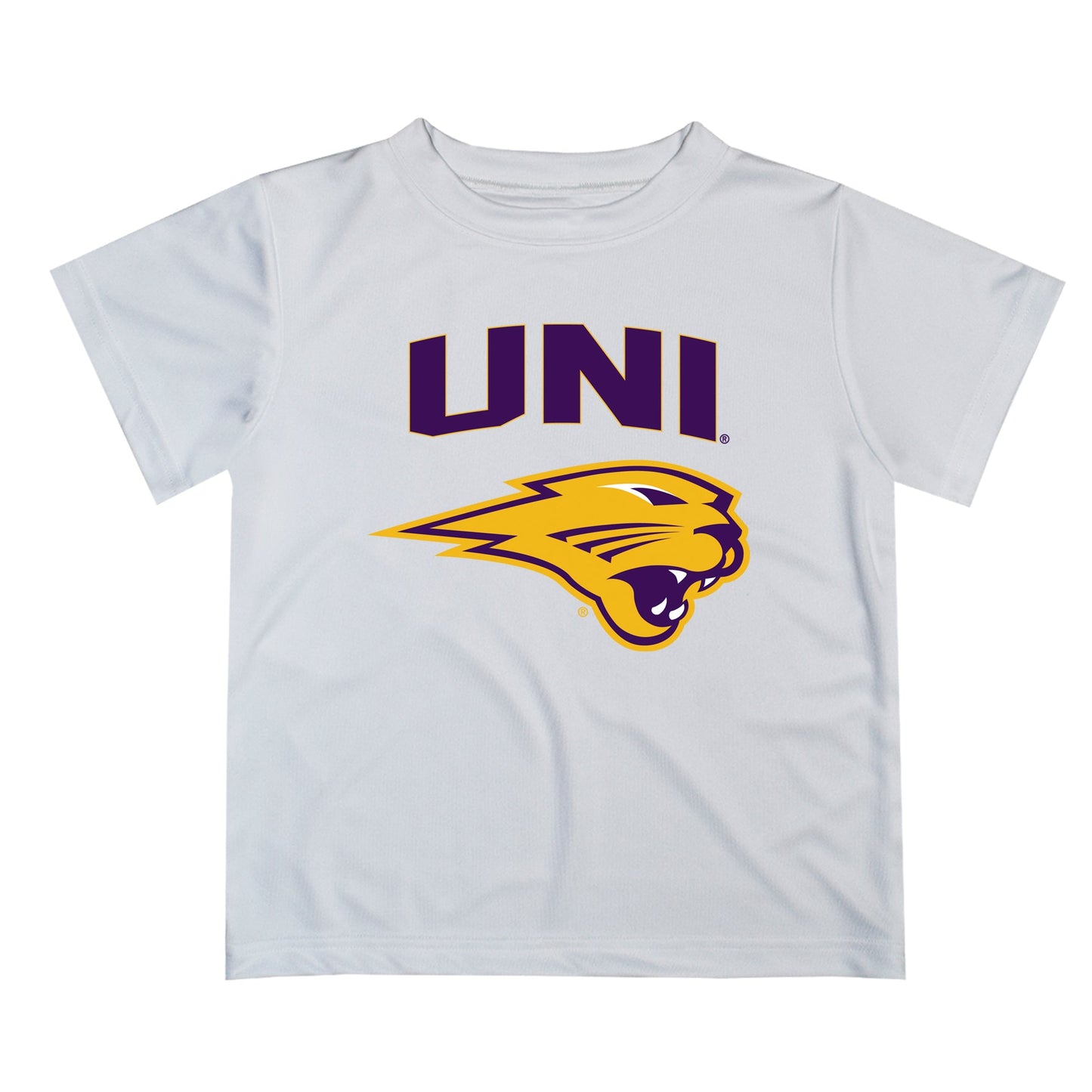 Northern Iowa Panthers Vive La Fete Boys Game Day V2 White Short Sleeve Tee Shirt