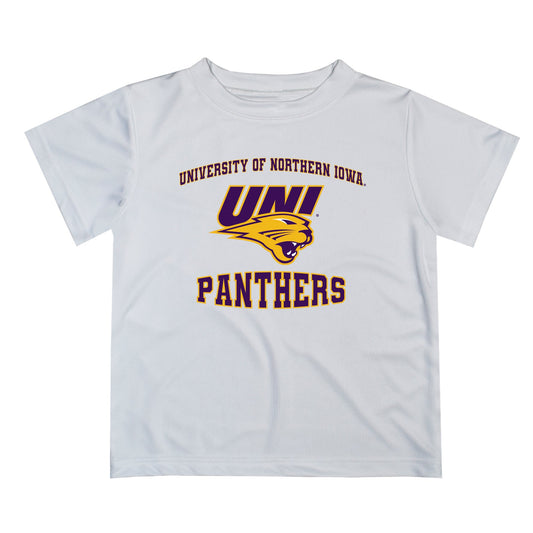 Northern Iowa Panthers Vive La Fete Boys Game Day V3 White Short Sleeve Tee Shirt
