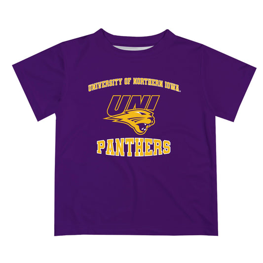 Northern Iowa Panthers Vive La Fete Boys Game Day V3 Purple Short Sleeve Tee Shirt