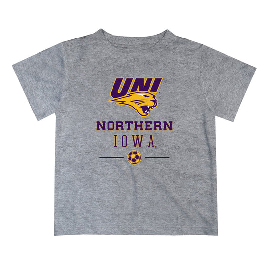 Mouseover Image, Northern Iowa Panthers Vive La Fete Soccer V1 White Short Sleeve Tee Shirt