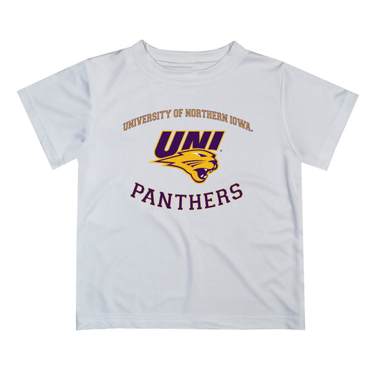 Northern Iowa Panthers Vive La Fete Boys Game Day V1 White Short Sleeve Tee Shirt