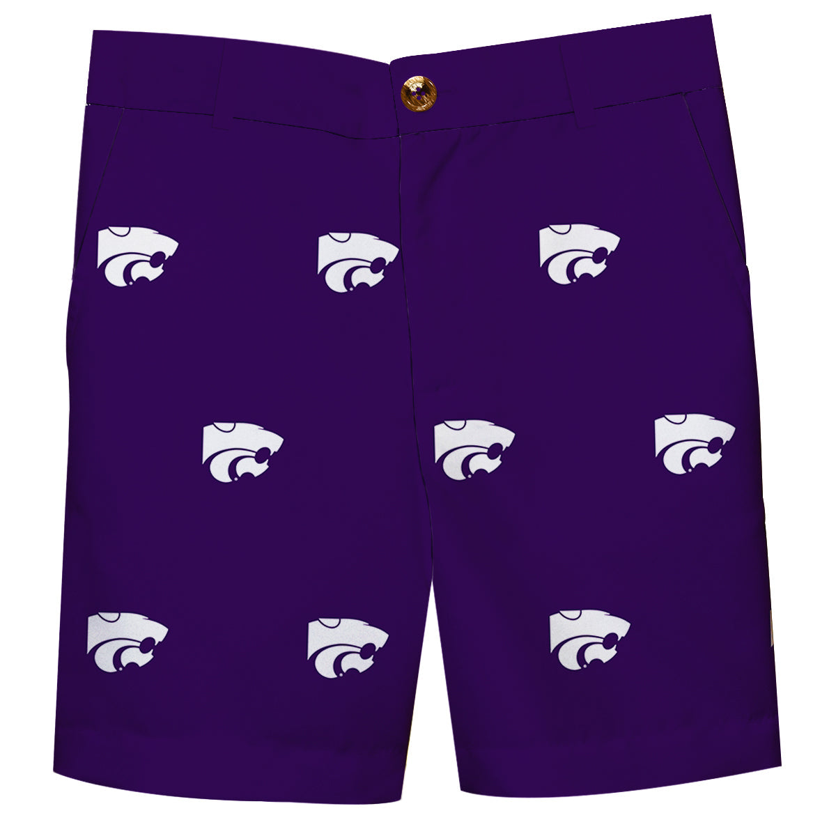 Kansas State Wildcats KSU K-State Boys Game Day Purple Structured Shorts