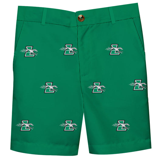 Loyola Maryland Greyhounds Boys Game Day Green Structured Shorts