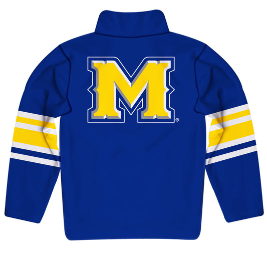 Mouseover Image, McNeese State University Cowboys Game Day Blue Quarter Zip Pullover for Infants Toddlers by Vive La Fete