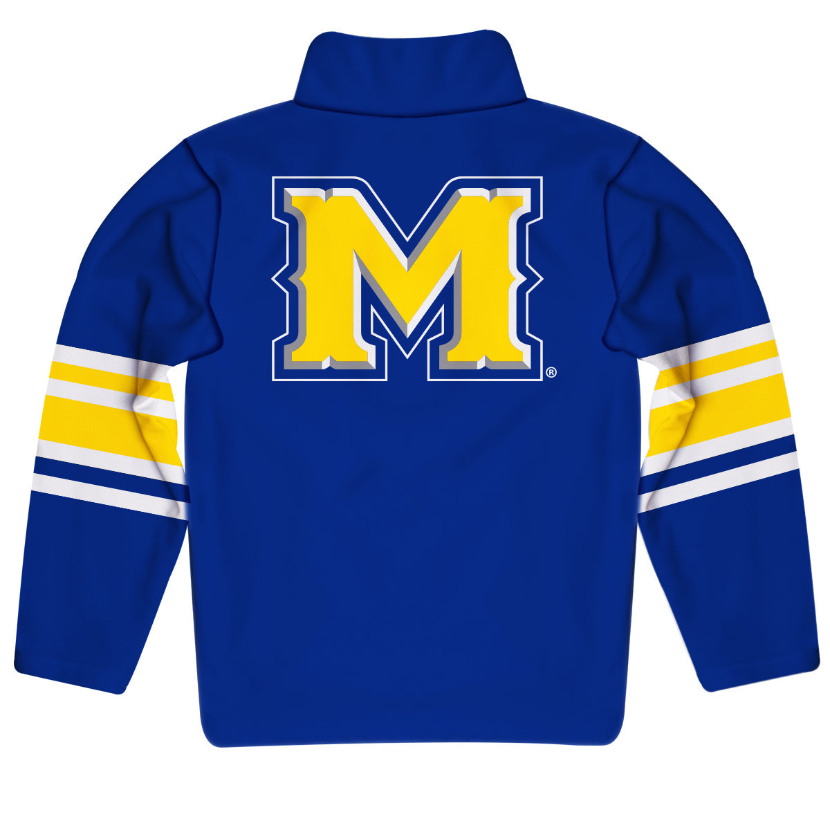 McNeese State University Cowboys Game Day Blue Quarter Zip Pullover for Infants Toddlers by Vive La Fete