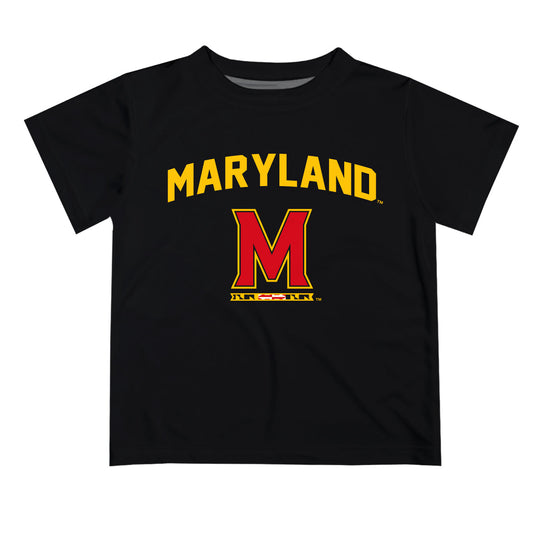 University of Maryland Terrapins Vive La Fete Boys Game Day V2 Black Short Sleeve Tee Shirt