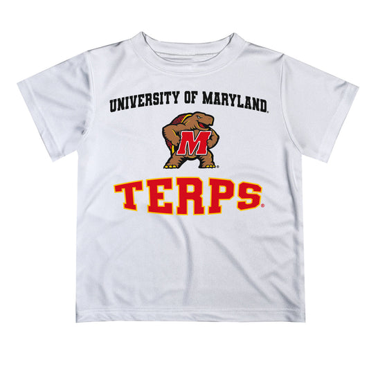University of Maryland Terrapins Vive La Fete Boys Game Day V3 White Short Sleeve Tee Shirt