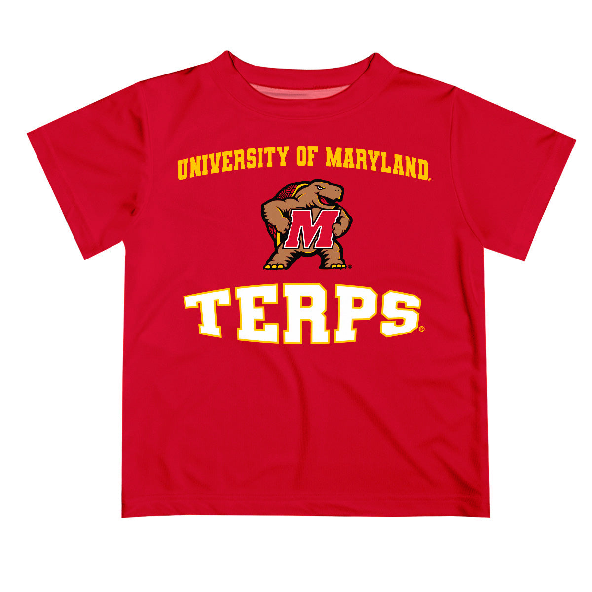 Maryland Terrapins Vive La Fete Boys Game Day V3 Red Short Sleeve Tee Shirt