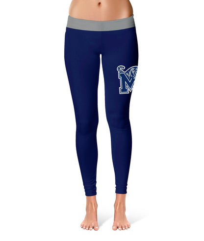 Memphis Tigers Gold Waist Blue Leggins