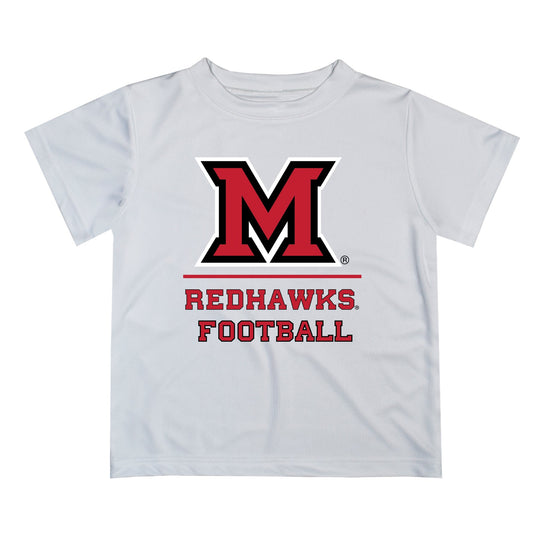 Mouseover Image, Miami Ohio RedHawks Vive La Fete Football V1 Red Short Sleeve Tee Shirt