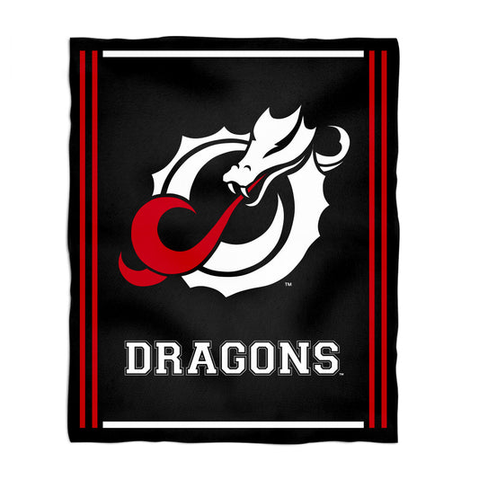 Minnesota State Dragons Kids Game Day Black Plush Soft Minky Blanket 36 x 48 Mascot