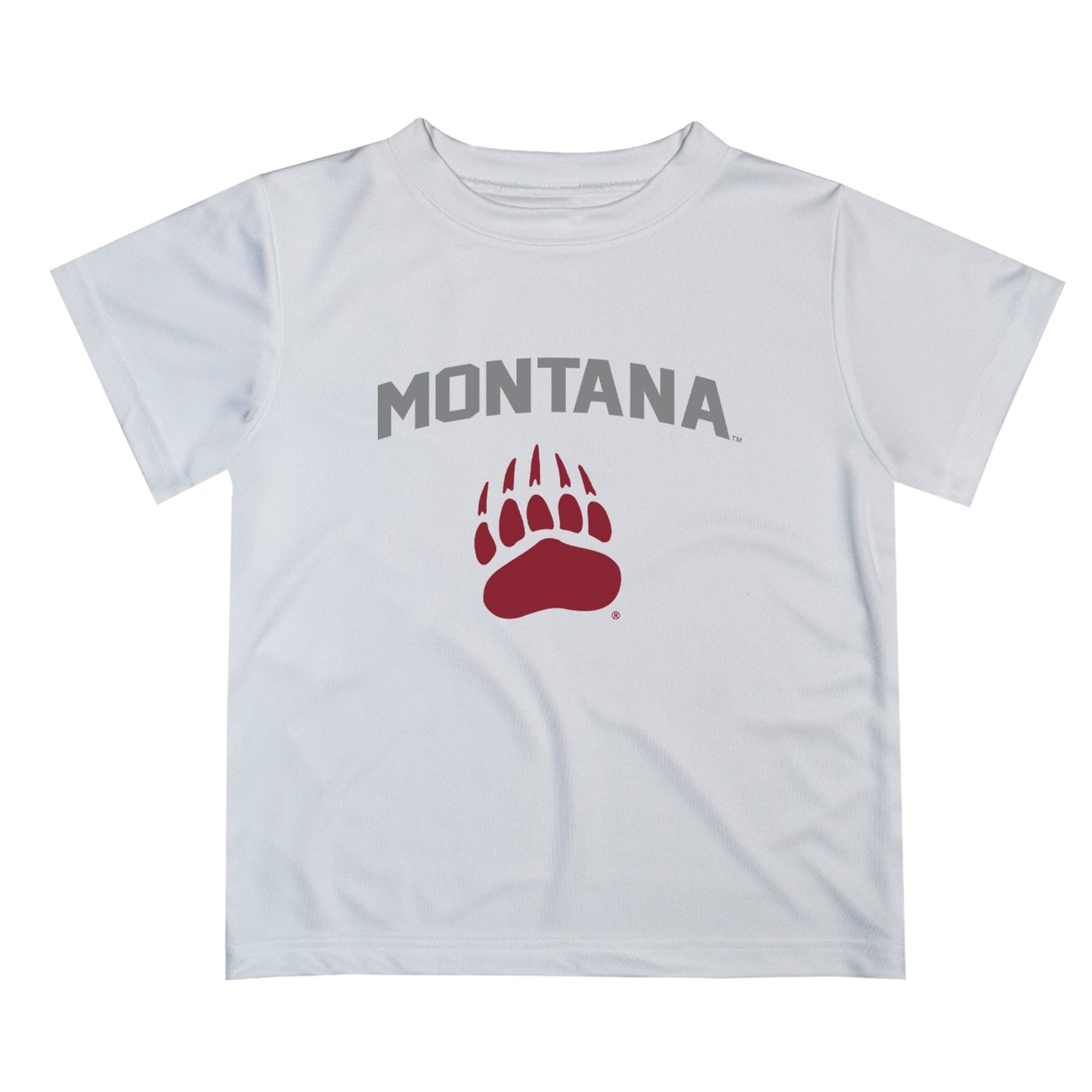 Montana Grizzlies UMT Vive La Fete Boys Game Day V2 White Short Sleeve Tee Shirt