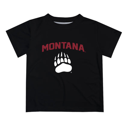 Montana Grizzlies UMT Vive La Fete Boys Game Day V2 Black Short Sleeve Tee Shirt