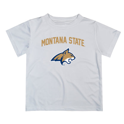 Montana State Bobcats Vive La Fete Boys Game Day V2 White Short Sleeve Tee Shirt