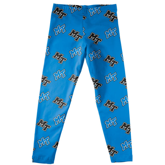 Middle Tennessee Blue Leggings