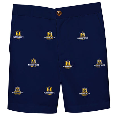 Murray State Racers Boys Game Day Navy Structured Shorts