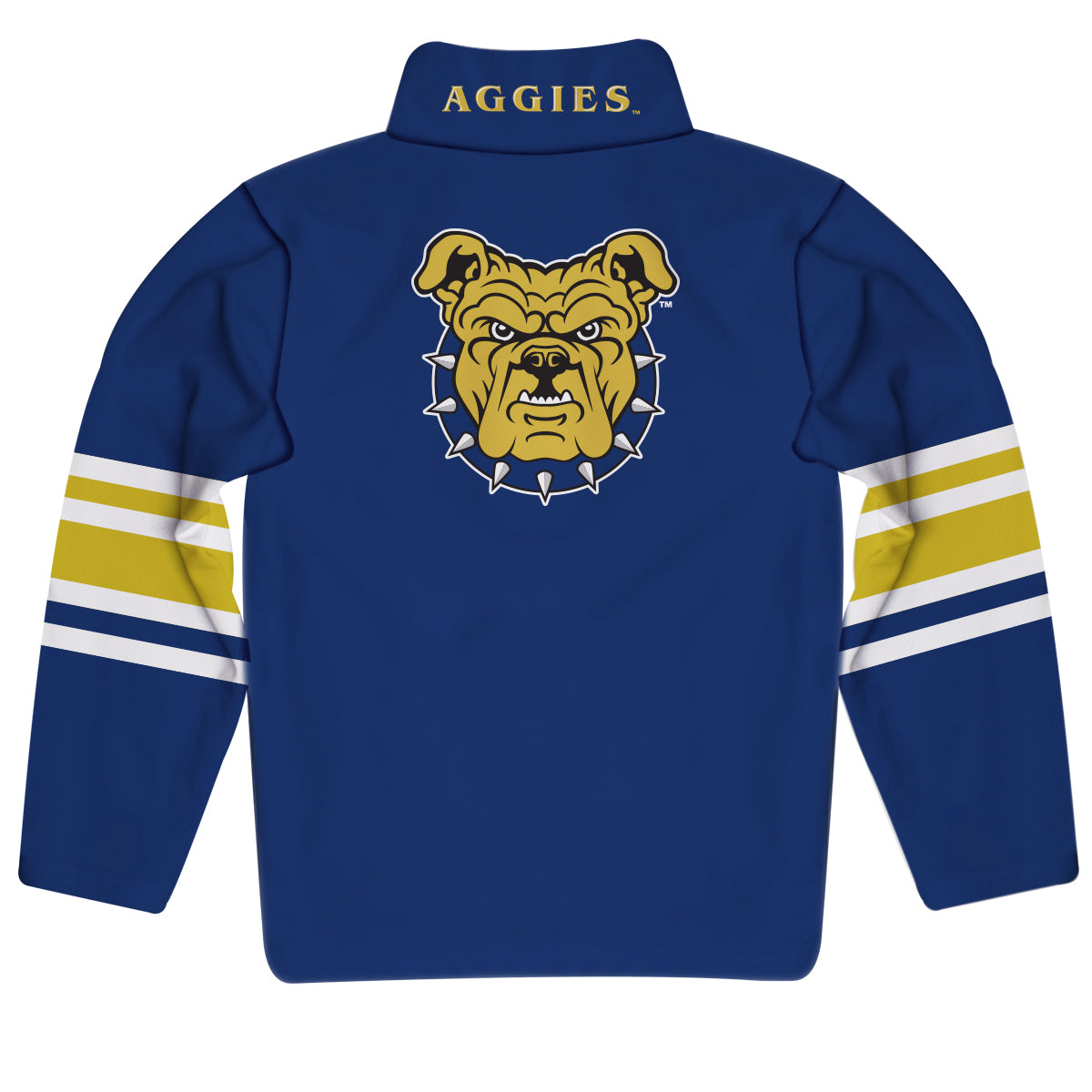 North Carolina A&T Aggies Game Day Gold Quarter Zip Pullover for Infants Toddlers by Vive La Fete