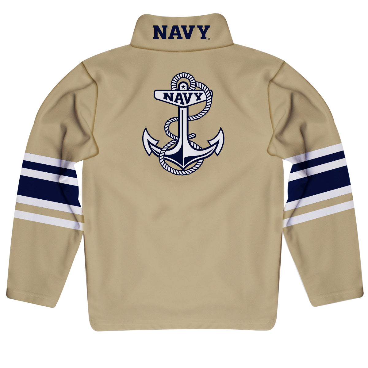 US Naval Academy Midshipmen Game Day Gold Quarter Zip Pullover Sweatshirt  for Toddlers and Youth